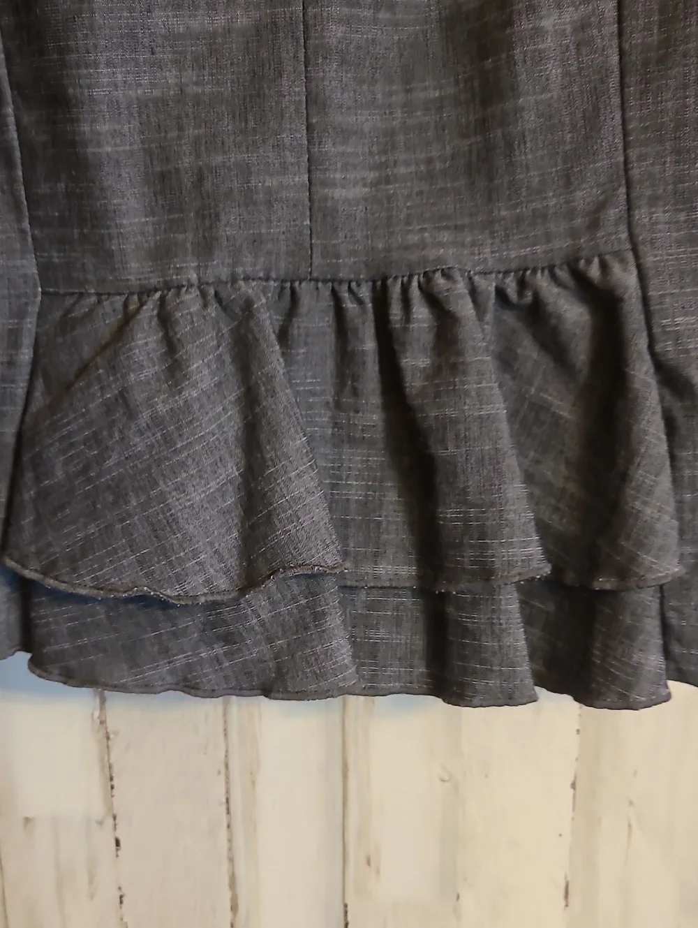 Byer California Gray Pencil Skirt - Subtle Texture